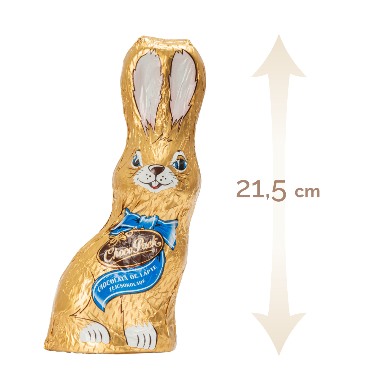 Happy Easter – tabletă din masă de cacao cu lapte, 44 buc. × 20 g