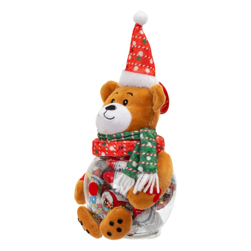 Pachet Crăciun ursuleț cu figurine din masă de cacao, 170 g