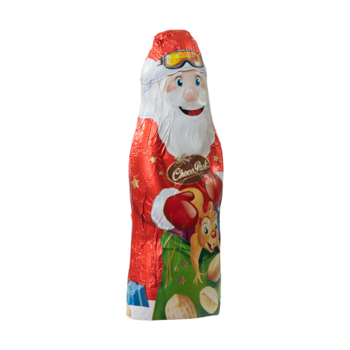 Figurină din masă de cacao cu arahide – Moș Crăciun, 13,5 cm, 55 g