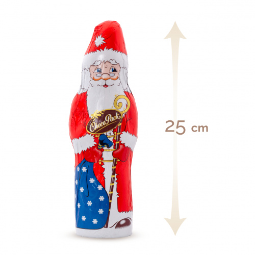 Figurină din masă de cacao – Moș Crăciun mare, 25 cm, 140 g