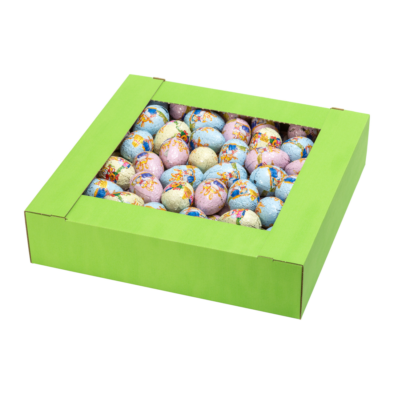 Figurine ouă din masă de cacao – Trilla, 100 buc. × 20 g