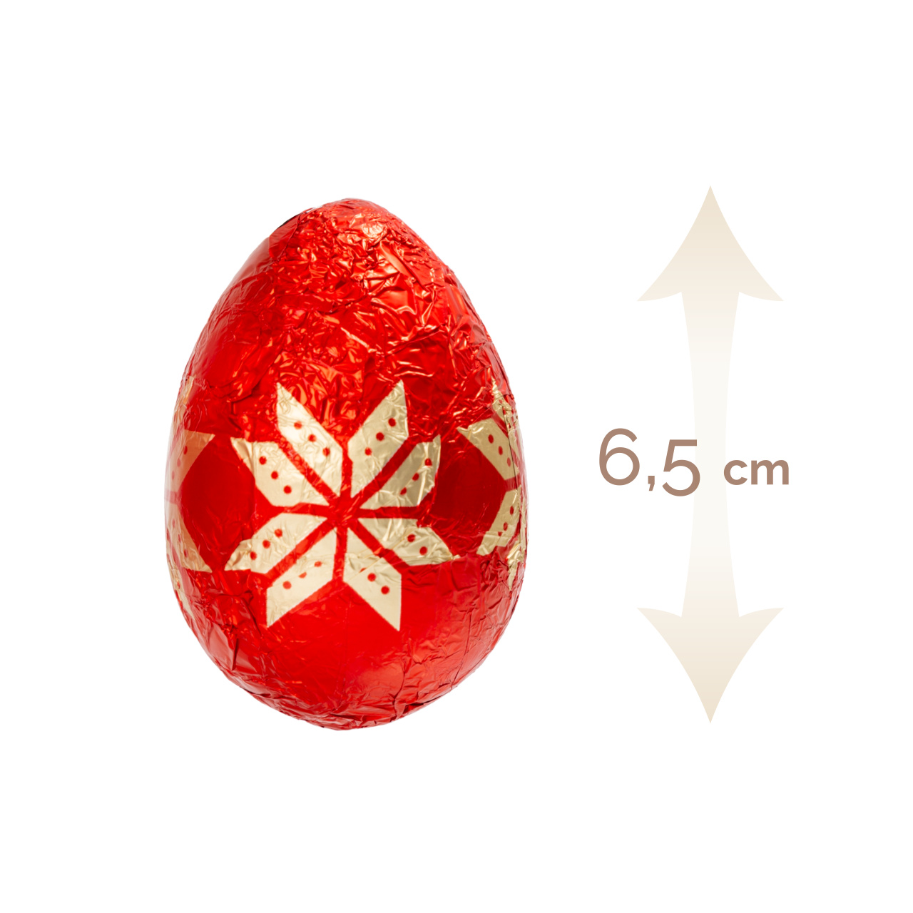 Set 25 figurine ouă din masă de cacao – încondeiate, 6,5 cm, 20 g