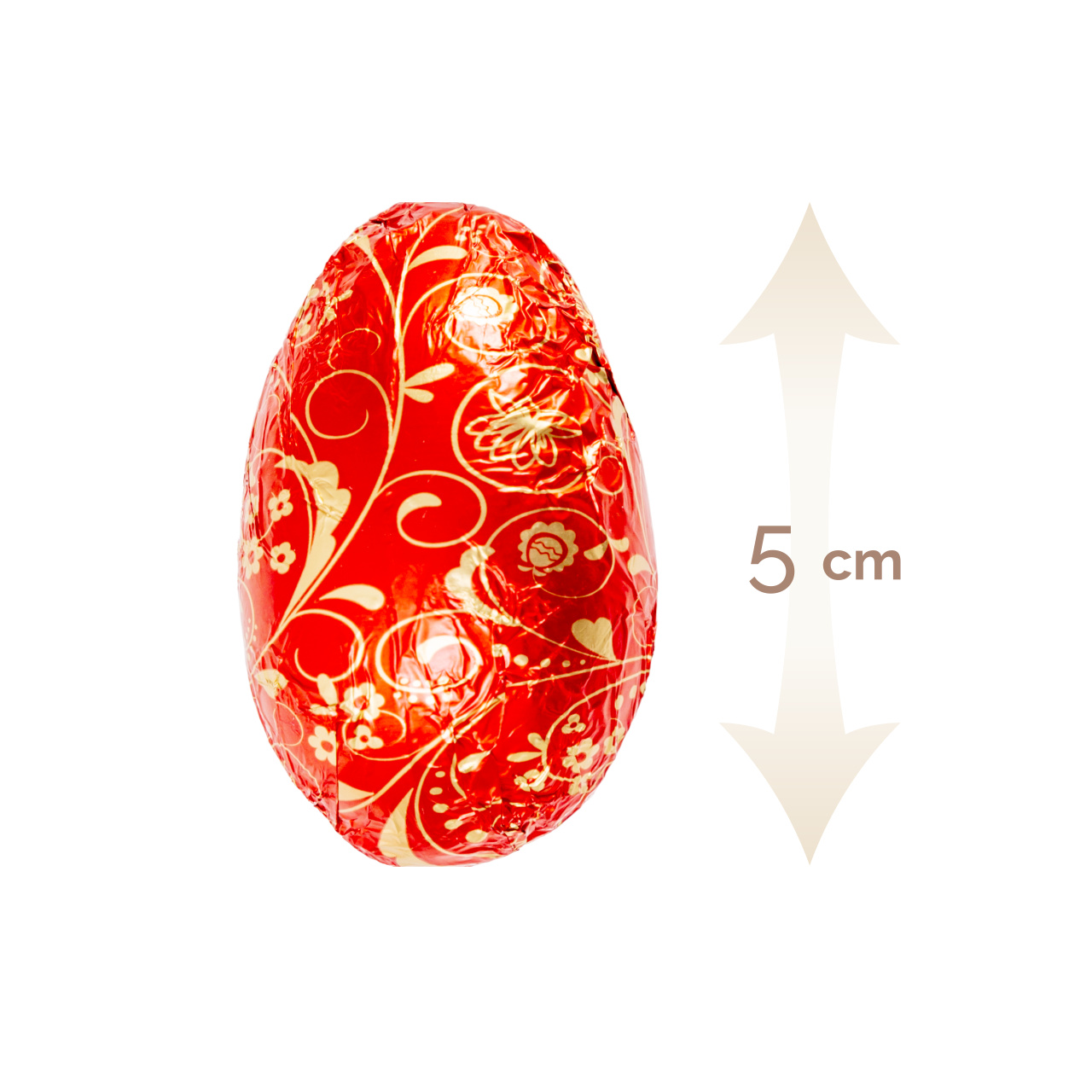 Figurine ouă de Paște din ciocolată lapte, 5 cm, 10 g